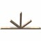 Ekena Millwork Saratoga Smooth Timber Gable Bracket, Douglas Fir, 84"W x 45"H x 3 1/2"D x 3 1/2"F, 13/12 Pitch GBW084X45X0404SAR00SDF - alternate 4